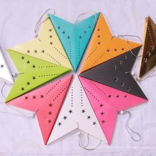 Pms Couleur accrochant la décoration de Noël Lanternes Star Star 60cm